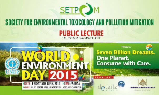 SETPOM World Environment Day 2015 public lecture banner