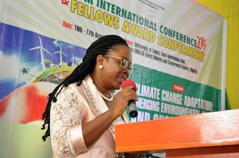 A speaker addressing participants at the SETPOM 2019 conference