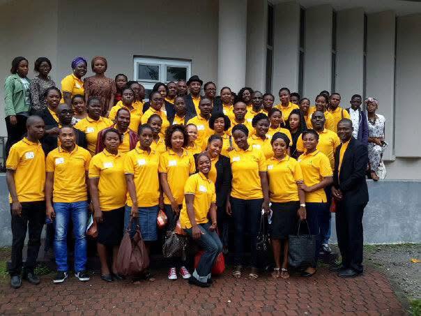 SETPOM members and participants gathered after an activity