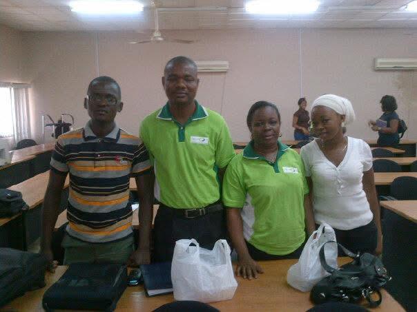 Participants at a SETPOM training programme